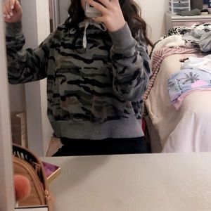 forever 21 cropped hoodie